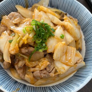 やみつき！豚キムチ丼